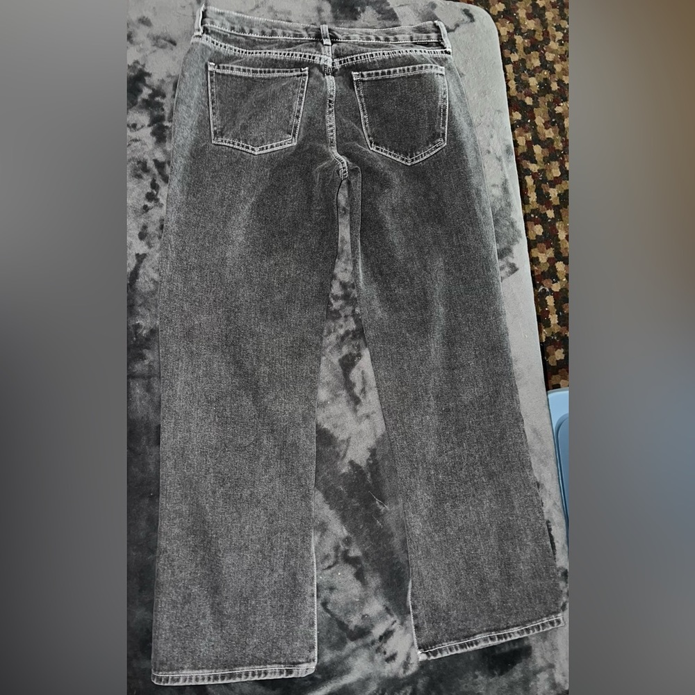 Pacsun Black Low Rise Straight Leg Jeans Size 27 - Picture 6 of 10